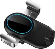 MUCKLILY 1Pc Wireless Charging Car Phone Holder Mount Black Durable Supports Wireless Cable Charging for Navigation Car Air Vent Phone Rack