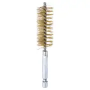 Brass Bore Brush 19mm Dia 4" Long Cleaning Twisted Wire Brush