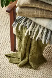 Pilbeam Living-Wales Brushed Wool Blend Throw
