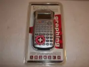 NEW SENTRY 250-FUNCTION GRAPHING CALCULATOR Silver CA756 Compares To TI-83