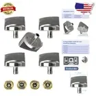 Quality 5-Pack Gas Cooktop Knobs - Easy Replacement for GE Models