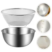 Drain Basket Rice Washing Sieve Vegetable Strainer Strainers for Kitchen