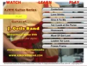Custom Guitar Lessons, Learn guitar of J Geils band!