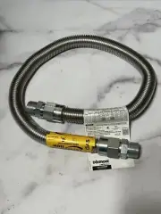 Dormont (3/4" I.D) Ultraflow™ High BTU Non-Coated Stainless Steel Gas Connector