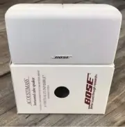 Bose NIB Center Horizontal Speaker Double Cube Acoustimass/Lifestyle White