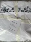 Pottery Barn Blossom Embroidered Organic Percale Sheet Set - TWIN XL - XLT NEW
