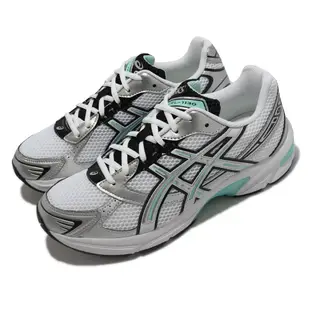 Asics 休閒鞋 GEL-1130 男鞋 女鞋 白 湖水綠 金屬銀 復古鞋 1201A256107