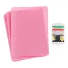 8Pcs Iron on Patches with Sewing Kit 4.9"x3.7" Patches for Clothes Pink