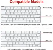 Cover for 2021 New Model A2449 iMac Magic Keyboard with Touch Silicone Keyboard