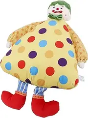 ABOOFAN Cute Clown Plush Doll Pillow Creative Decor Cushion for Playful Touch Soft Plush Material for Comfort Unique Clown Design for Snuggling and Relaxing