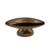 PA0211-VBZ Venetian Bronze 1 1/2" Oval Cabinet Knob Pull Hickory Metropolis