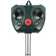 Solar Powered Ultrasonic wild Animal Repeller Waterproof: Keep Wild Animals Away