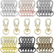 Generic Clasp Hook Rings Lobster Detachable Clasp 10Packs Chain for Projects