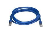 StarTech.com 2m CAT6a Shielded Ethernet Cable 10GbE 100W PoE Patch Blue
