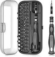 48 in 1 Precision Screwdriver Set Screwdriver Bit Set Magnetic Small Screwdriver Set with Case, Mini Screwdriver Set for Computer, Laptop, Phone, PC, Game Console, Eyeglass