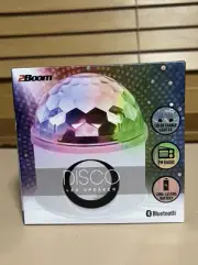 2Boom Portable Bluetooth Disco Speaker - White Brand New