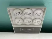 Rae Dunn Magnet Set of 6 TO DO, DONE, LIST, FILE, SEND, SORT NEW IN BOX