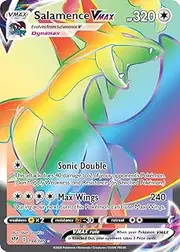 Pokemon - Salamence Vmax 194/189 - Darkness Ablaze - Hyper Rainbow Rare - Full Art Holo - Single Card