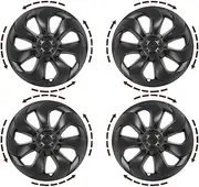 4PCS Hub Cap Replacement Wheel Cap Automobile Full Rim Cover Accessories Compatible for Tesla Model Y 19-Inch Hubcap 2018-2023