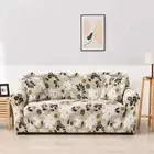 Living Room Elastic Plaid Sofa Cover Elastic Sofa Chair Cover 1/2/3/4 Seat