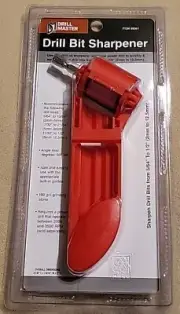 NEW Drill Master Drill Bit Sharpener with Built-In Guide: 5/64" to 1/2" 98061