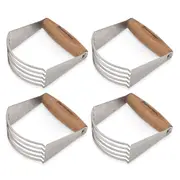 4PK Brunswick Bakers Stainless Steel 5-Blades Pastry Cutter/ Blender Baking Tool