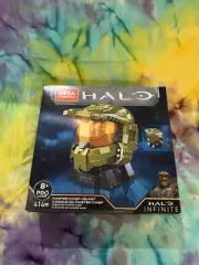 New! 2020 MEGA Construx Halo Infinite Master Chief Helmet Pro Construction Set