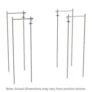 Metro TTE18K4 Top-Track Stationary End Unit Kit for 18" Wide Super Erecta Wire