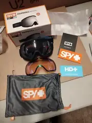 Spy+ Marshall Glacial Black Snow Goggles Black / Yellow