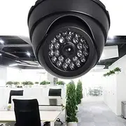 Surveillance Recorder Dummy Camera Outdoor CCTV IP Camera Home Surveillance Security Dome Mini Camera Black 26 Flashing Led Light Hot Black
