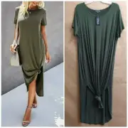 Plus size Olive Green Maxi Dress Beach/summer/vacation/cover-up) Size 3X