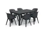 Keter Julie Akola Dining Set- Graphite