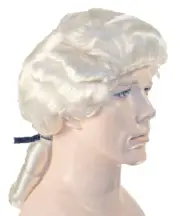 Colonial Man Dlx White - Lacey Wigs
