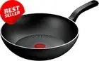 28cm Induction Wok, Non-Stick, Fixed Handle, All Cooktops, Oven Safe