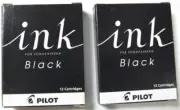 Pilot fountain pen cartridge ink IRF-12S-b 2 box black