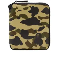 在飛比找Yahoo!奇摩拍賣優惠-BAPE 1ST CAMO LEATHER WALLET  