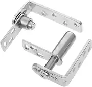 [CANIGHT] 1 Set Heavy Duty Self Closing Door Hinges Stainless Steel Pivot Hinges for Saloon Bar Doors Durable Versatile Easy Pivot Mechanism Suitable for Home Commercial Use