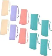 CRILSTYLEO Storage 16pcs Mesh Pouches Soap Bar Holder for Shampoo Bars Hanging Design for Easy Use