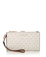 Michael Michael Kors Signature Print Wristlet Wallet