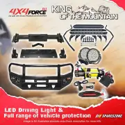 4X4FORCE Armor Bumper Bullbar LOOP Lights Winch Side Step for Isuzu D-MAX 12-16