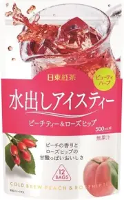 Nitto cotta black tea cold brew iced tea peach tea (500ml x 12 bags)x 6bags