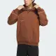 【adidas 愛迪達】ST FL Hoodie 男 連帽 上衣 帽T 亞洲版 運動 休閒 寬鬆 舒適 咖(IQ1365)