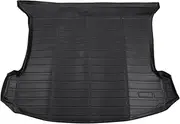 X AUTOHAUX 1 Pc Cargo Liner Rear Trunk Mat for Cadillac XT5 2017-2024 Rear Trunk Cargo Luggage Boot Tray Mat Black TPE Long Grid Pattern