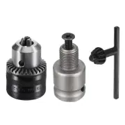 1/2" Drill Chuck 1.5-13mm with Chuck Key 1/2" Socket Square Converter