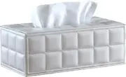 Tissue Box, Toilet Paper Box, Towel Box, Home Storage Storage Rack, White