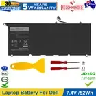 JD25G Battery For Dell XPS 13 9350 9343 Series 90V7W P54G JHXPY 5K9CP 0DRRP 52Wh