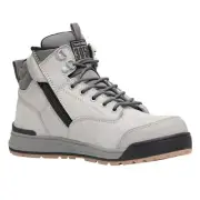 Hard Yakka Size 10 Grey 3056 Steel Cap Zip Boots - AUSTRALIA BRAND