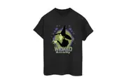 Wizard Of Oz Womens/Ladies Wicked Witch Cotton Boyfriend T-Shirt (Black) - UTBI52810