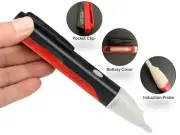 Non-Contact Voltage Tester Pen 10-1000V AC LED & Sound Alarm for Electricians