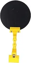 16cm Diameter Welding Blackout Panel Automatic Light Change Clip On Welding Panel Ideal For Welders Providing Comprehensive Guard As Welding Face Cover Secondary (Yellow)